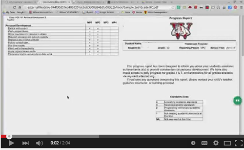 Elementary Report Card Tutorial 